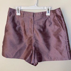 Purple High-Waisted ASOS Shorts